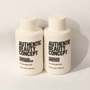 (3/30$) Authentique beauty concept, replenish cleanser and conditioner (50ml)